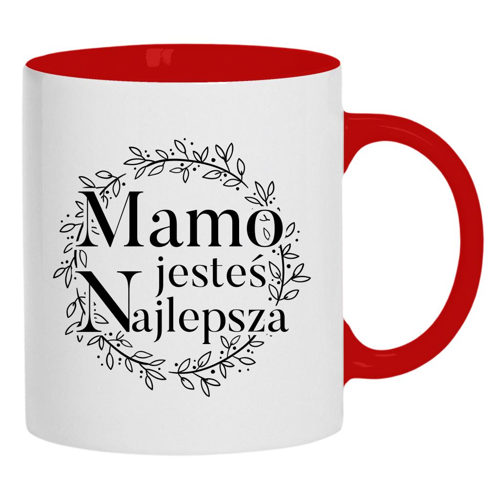 Mamo, jesteś najlepsza 2 kubek ucho kolor