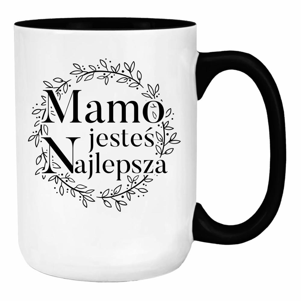 Mamo, jesteś najlepsza 2 duży kubek ucho kolor