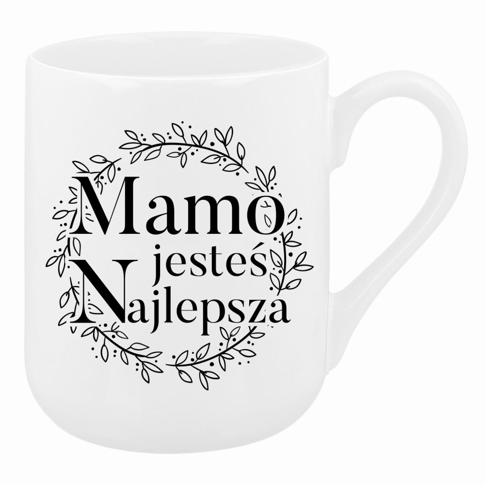 Mamo, jesteś najlepsza 2 kubek coffee kolor biały