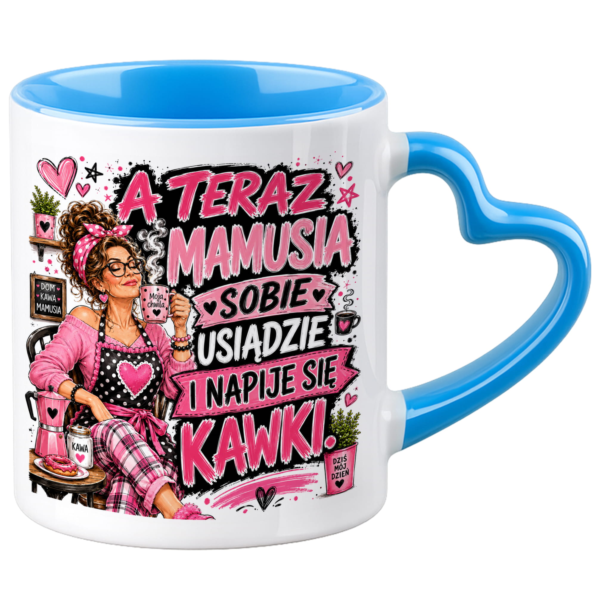 Mamusia sobie usiądzie i napije się kawki