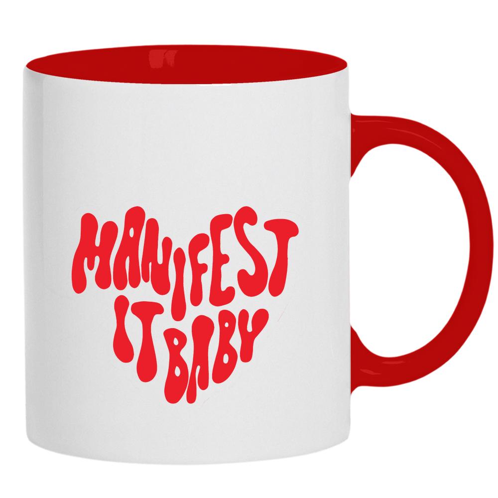 Manifest it Baby kubek ucho kolor