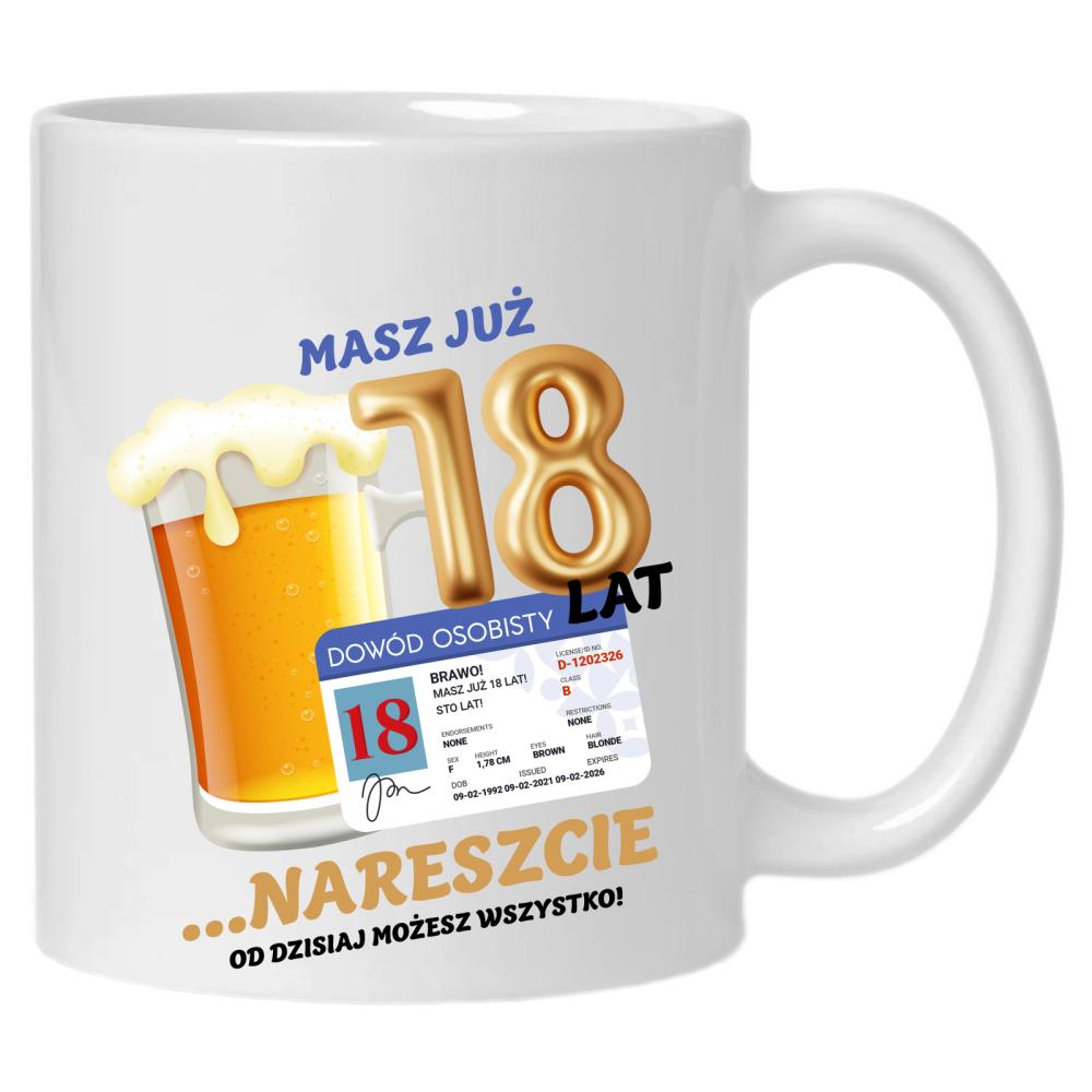 Masz już 18 lat Nareszcie kubek