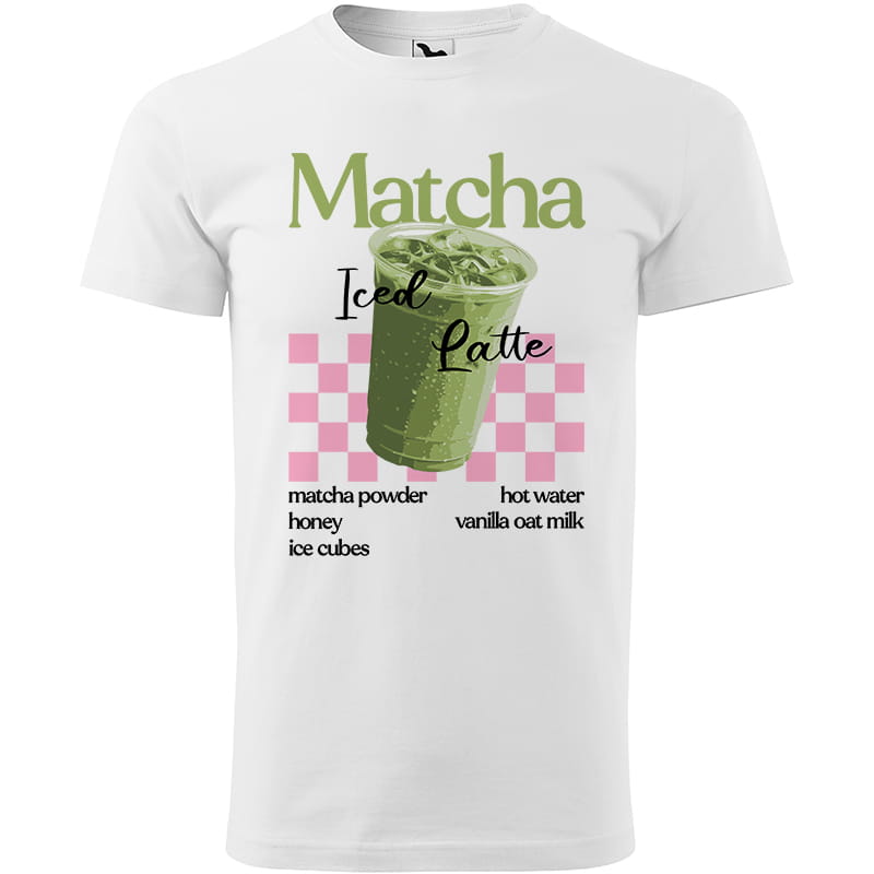MATCHA ICED LATTE koszulka męska