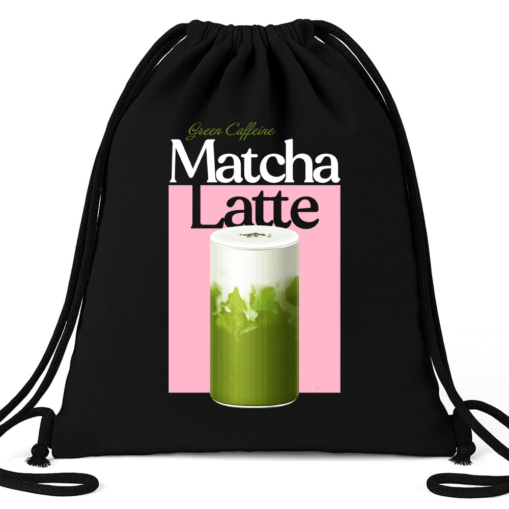 MATCHA LATTE workoplecak kolor czarny