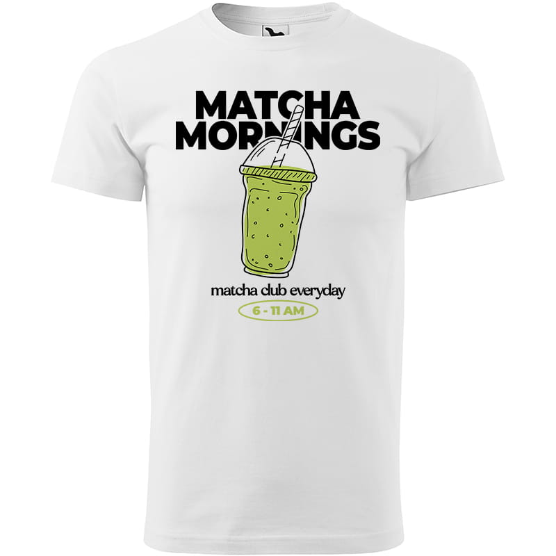 MATCHA MORNINGS koszulka męska