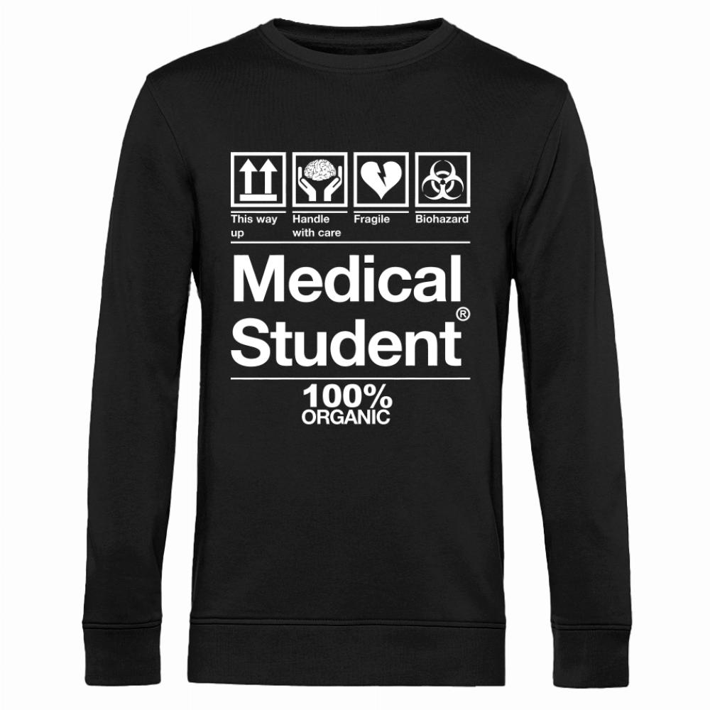 Medical Student – 100% Organic bluza męska bez kaptura
