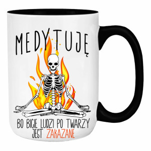 Medytuję, bo bicie ludzi po twarzy jest zakazane