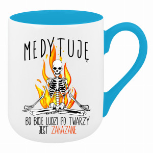 Medytuję, bo bicie ludzi po twarzy jest zakazane