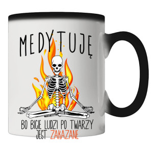 Medytuję, bo bicie ludzi po twarzy jest zakazane