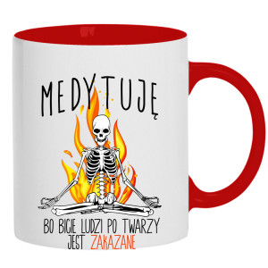 Medytuję, bo bicie ludzi po twarzy jest zakazane