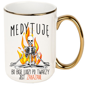 Medytuję, bo bicie ludzi po twarzy jest zakazane