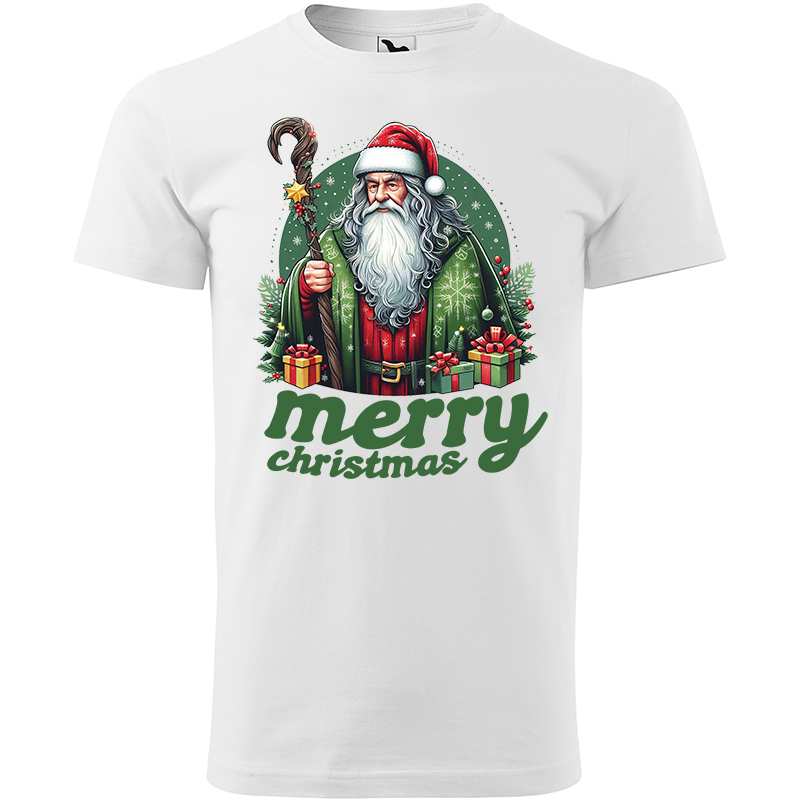 Merry Merry Christmas koszulka męska kolor biały