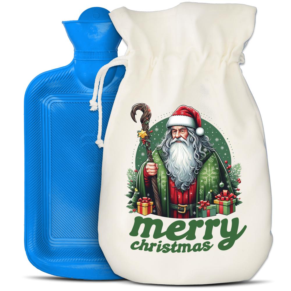 Merry Merry Christmas termofor niebieski