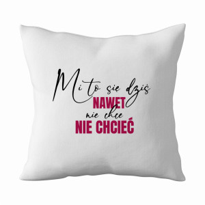 Mi to się dziś nawet nie chce nie chcieć