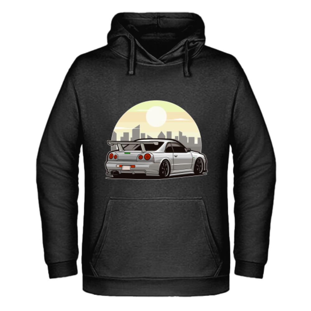 Miasta Samochód bluza męska z kapturem