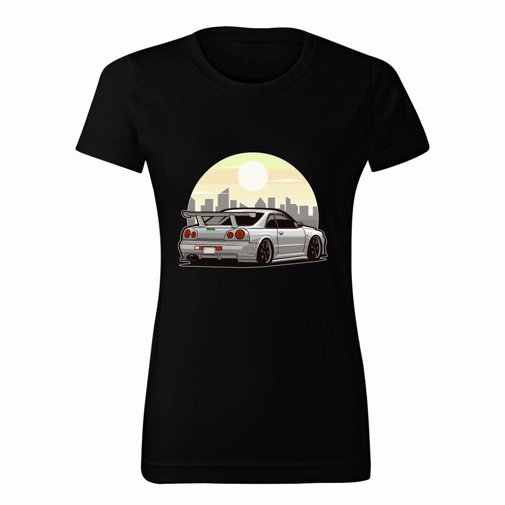 Miasta Samochód koszulka damska