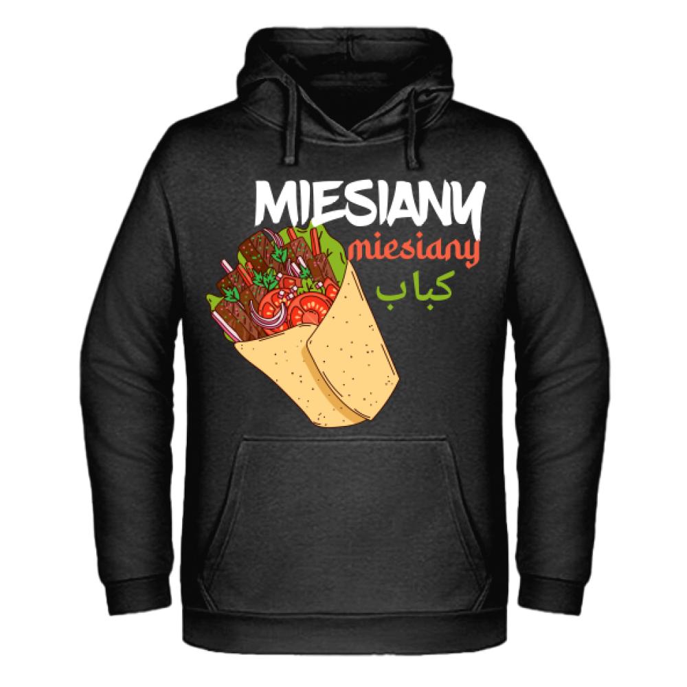 Miesiany, miesiany bluza męska z kapturem