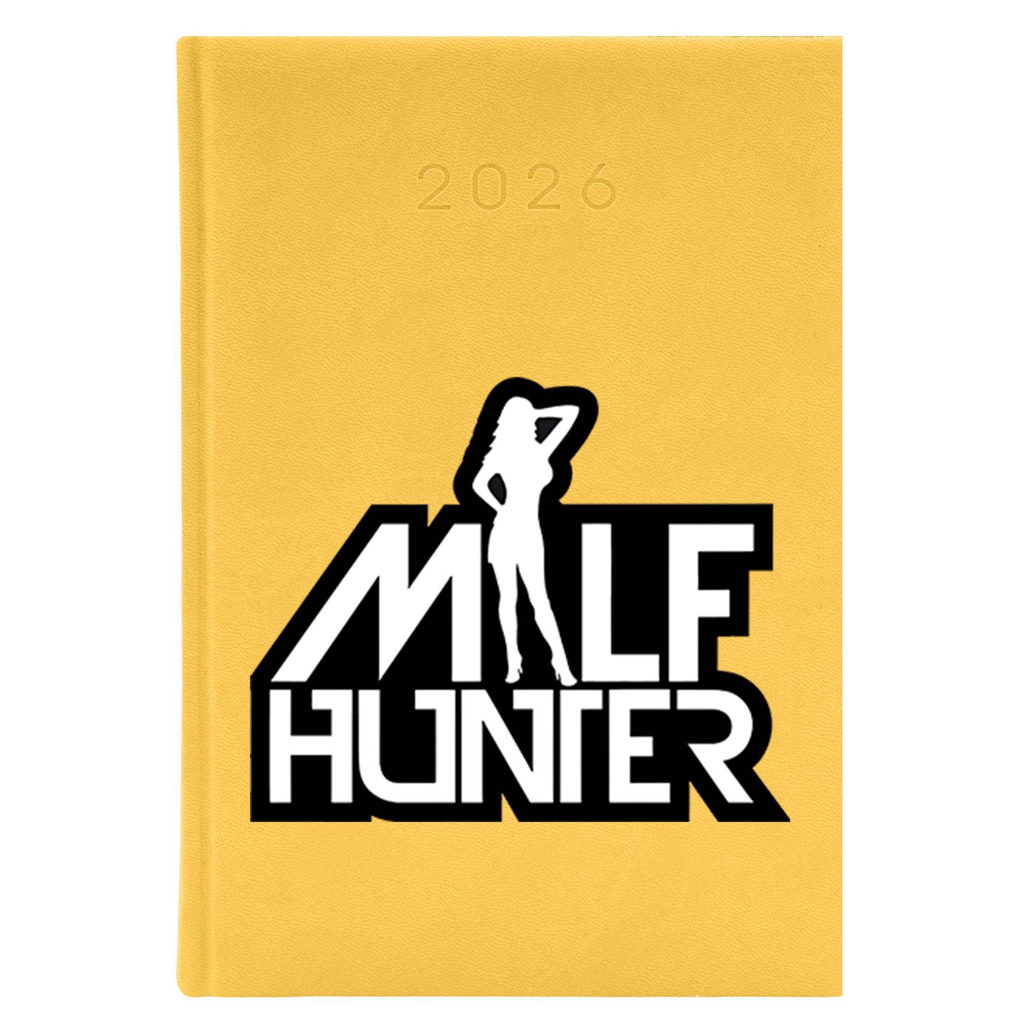 Milf Hunter 2 kalendarz książkowy a5 2026 kolor żółty kalendarz