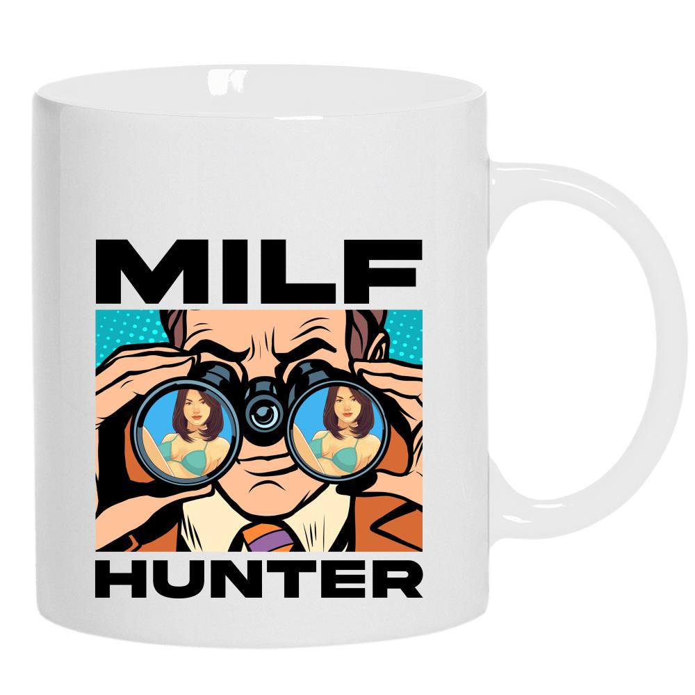 MILF HUNTER kubek ucho kolor kolor biały