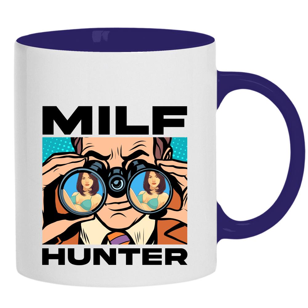 MILF HUNTER kubek ucho kolor kolor navy
