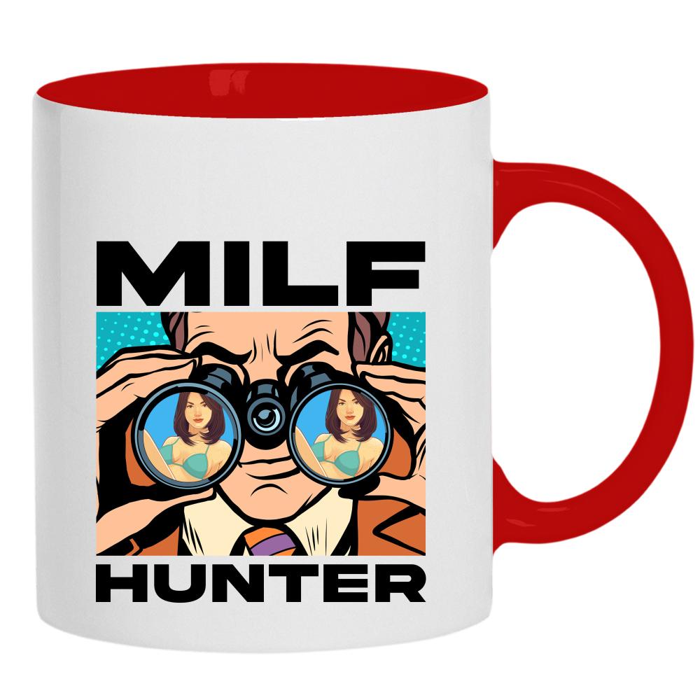 MILF HUNTER kubek ucho kolor kolor vanilla milkshake