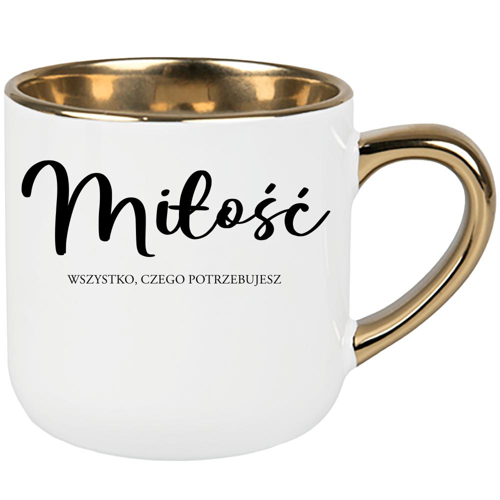 Miłość – wszystko czego potrzebujesz kubek elegant duży