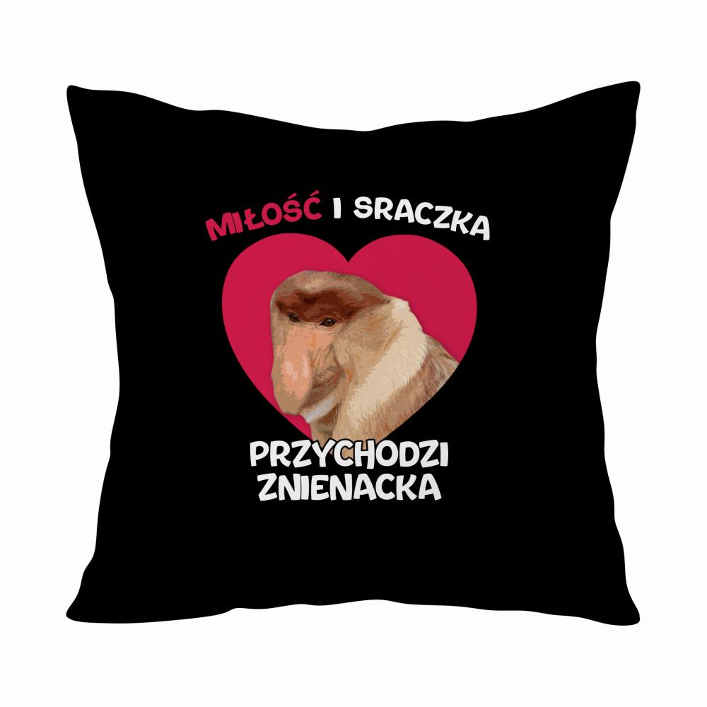 Miłość z sraczka przychodzi znienacka poduszka