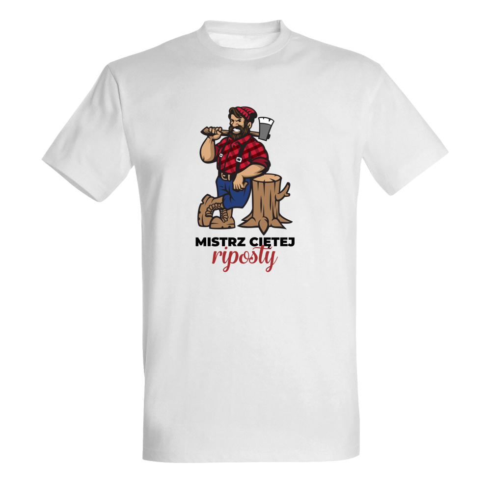 Mistrz ciętej riposty koszulka męska