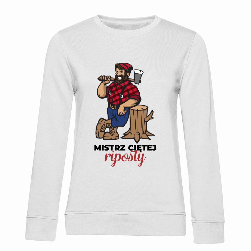 Mistrz ciętej riposty bluza damska bez kaptura