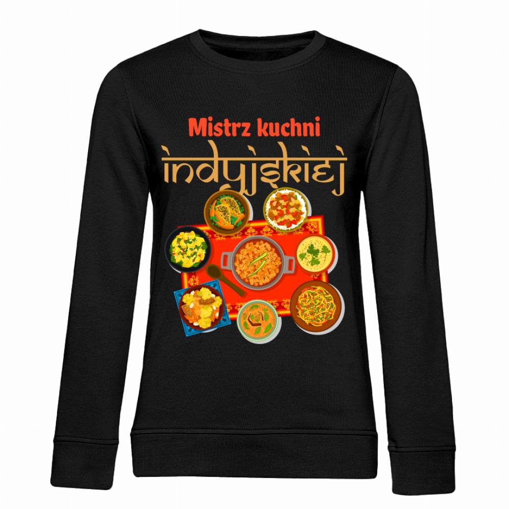 Mistrz kuchni indyjskiej bluza damska bez kaptura