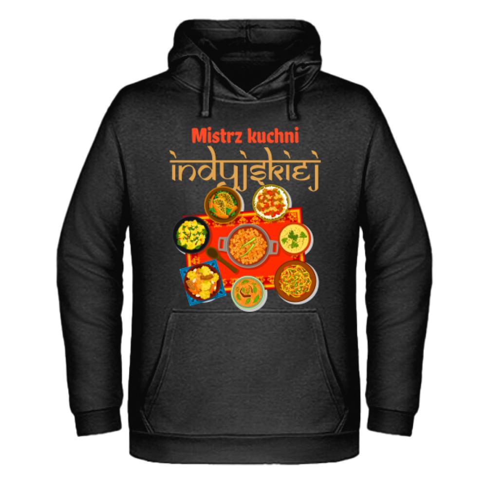Mistrz kuchni indyjskiej bluza męska z kapturem