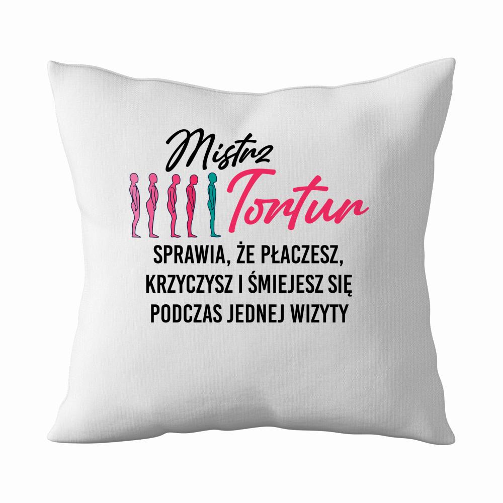 Mistrz tortur sprawia, że płaczesz krzyczysz poduszka