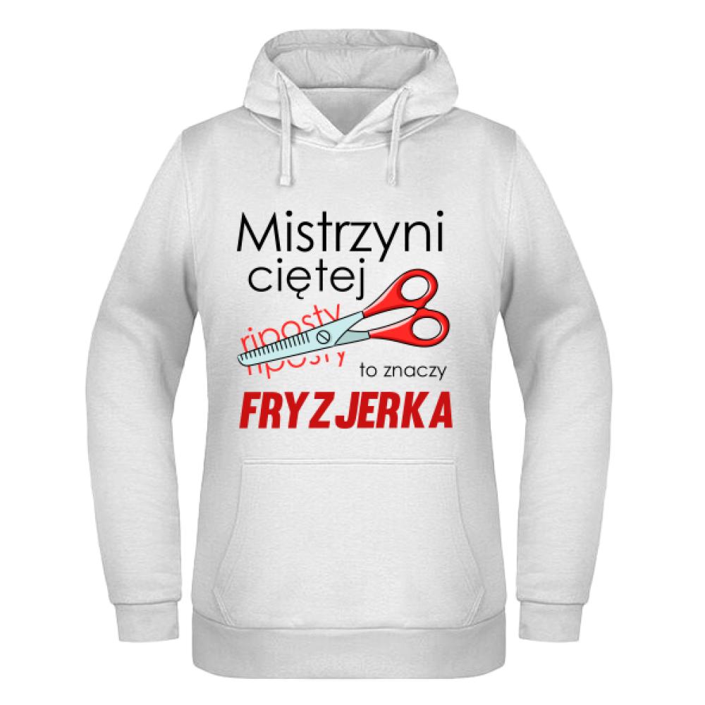 Mistrzyni ciętej riposty bluza damska z kapturem