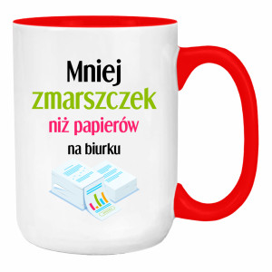 Mniej zmarszczek niż papierów na biurku