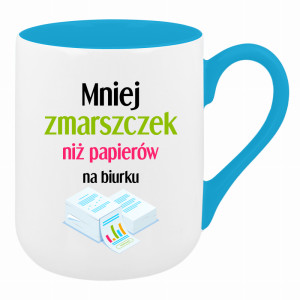 Mniej zmarszczek niż papierów na biurku