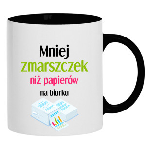 Mniej zmarszczek niż papierów na biurku