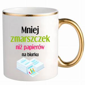 Mniej zmarszczek niż papierów na biurku
