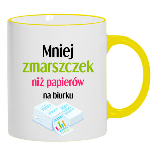 Mniej zmarszczek niż papierów na biurku