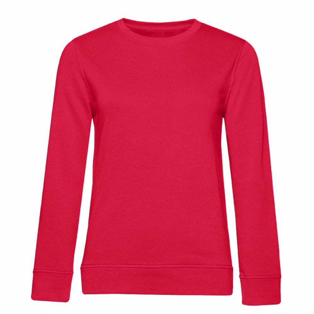 Moc w kopytach bluza damska bez kaptura kolor czerwony