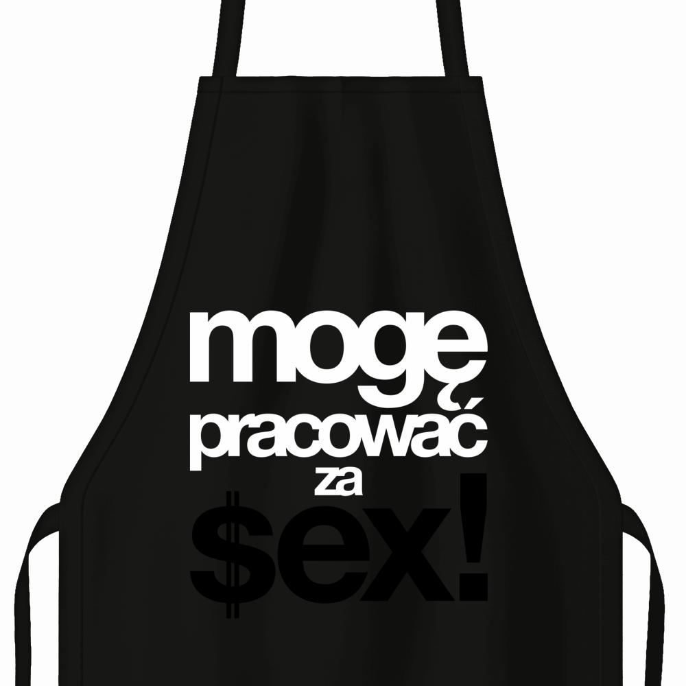 Mogę pracować za $ex fartuch kolor czerwony