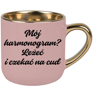 Mój harmonogram? Leżeć i czekać na cud.