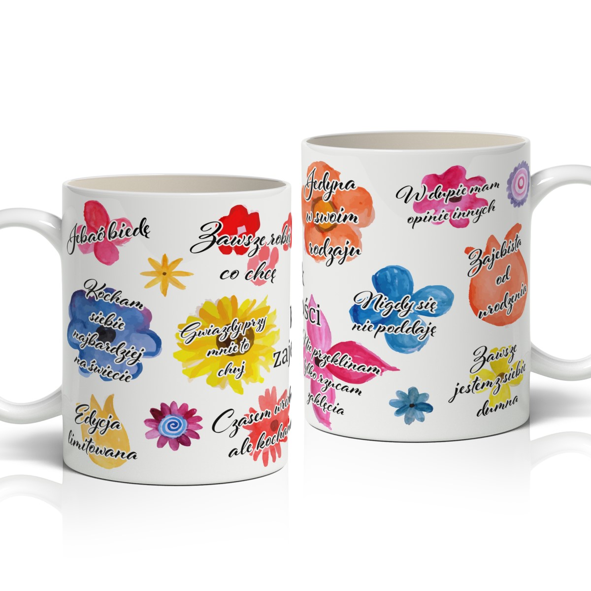 Mój kubek zaje#istości kubek ucho kolor