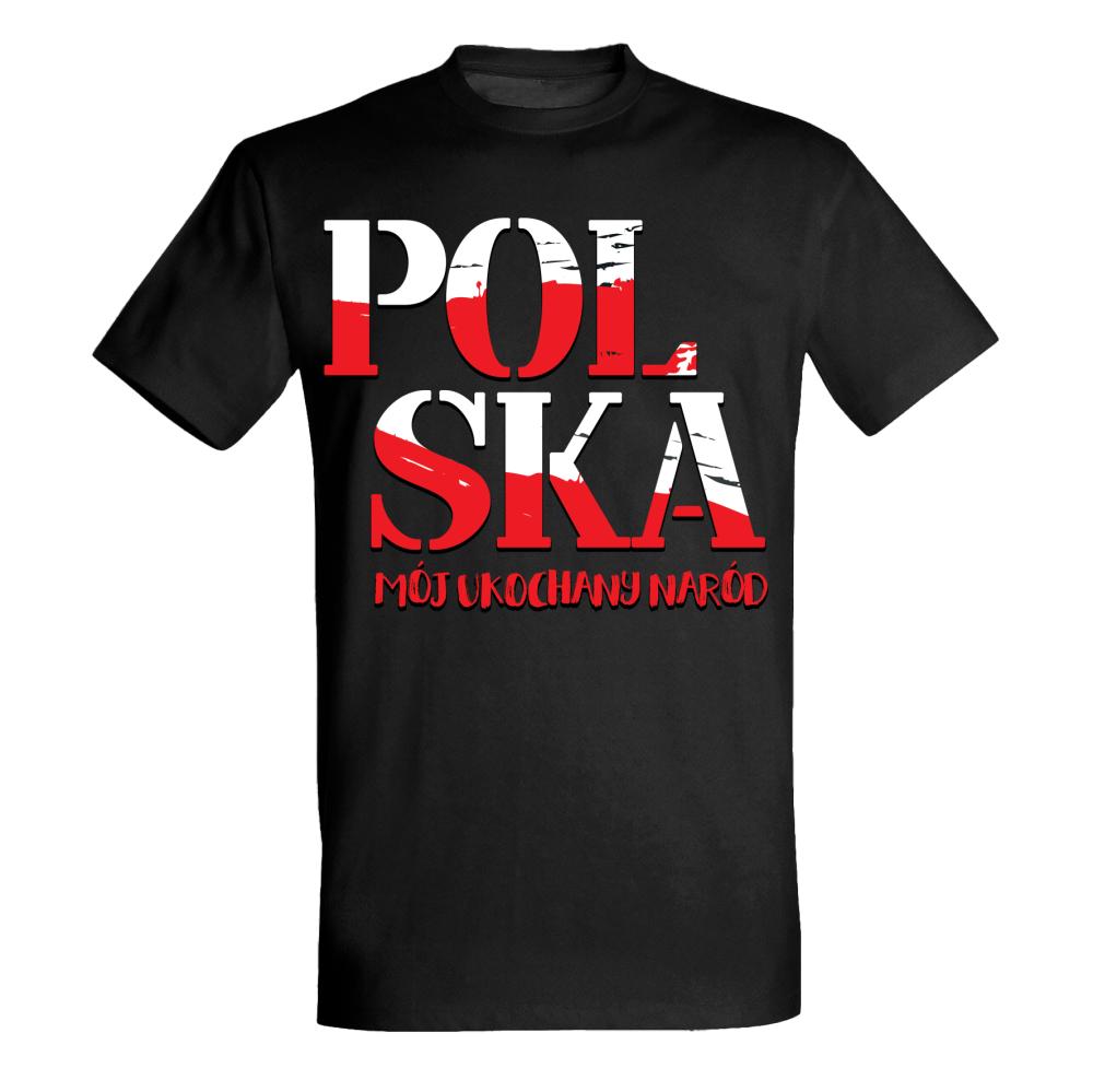 Mój ukochany naród koszulka męska