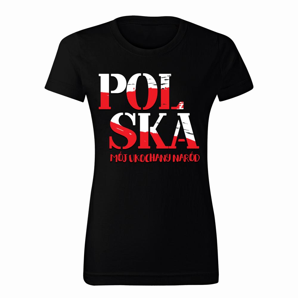 Mój ukochany naród koszulka damska