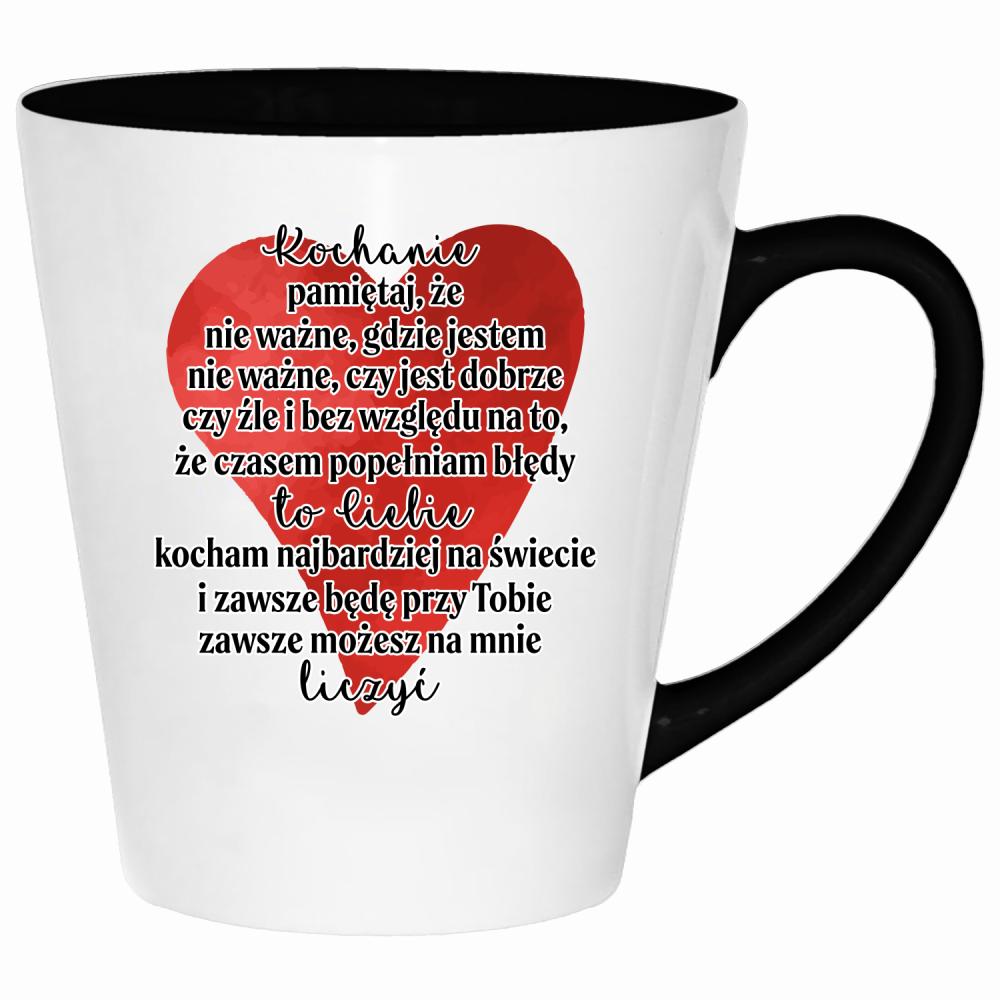 Moja kobieta jest gorętsza niż moja kawa kubek latte kolor red