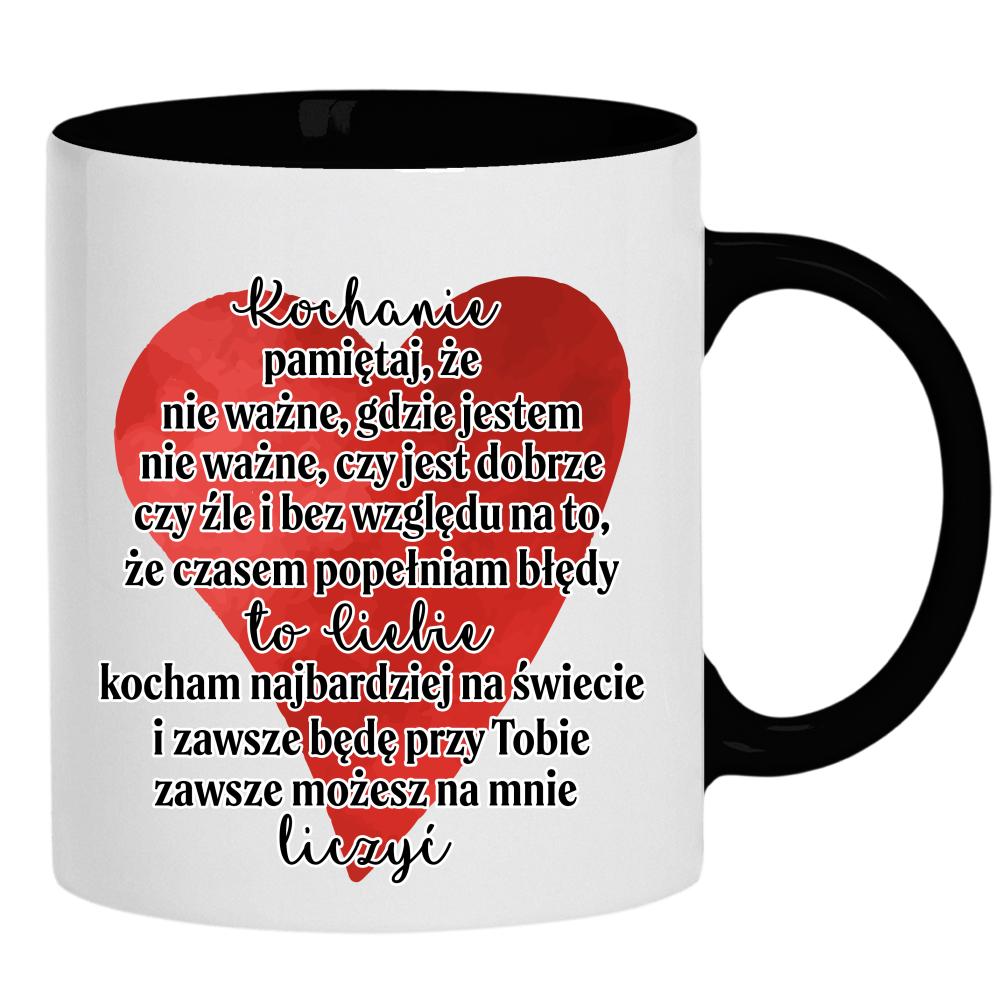 Moja kobieta jest gorętsza niż moja kawa kubek ucho kolor kolor czarnyy