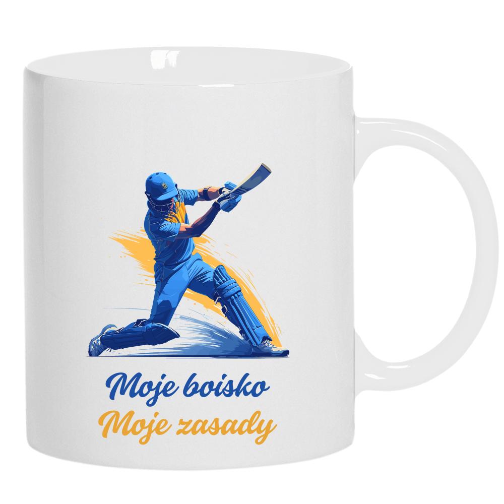 Moje boisko, moje zasady kubek ucho kolor kolor biały