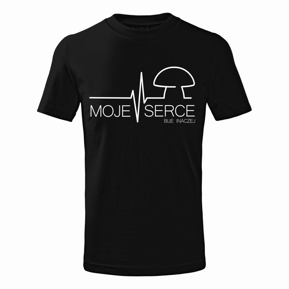 MOJE SERCE BIJE INACZEJ koszulka męska