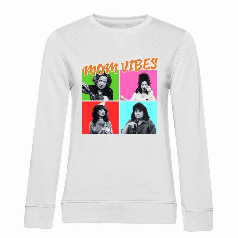 MOM VIBES1 bluza damska bez kaptura