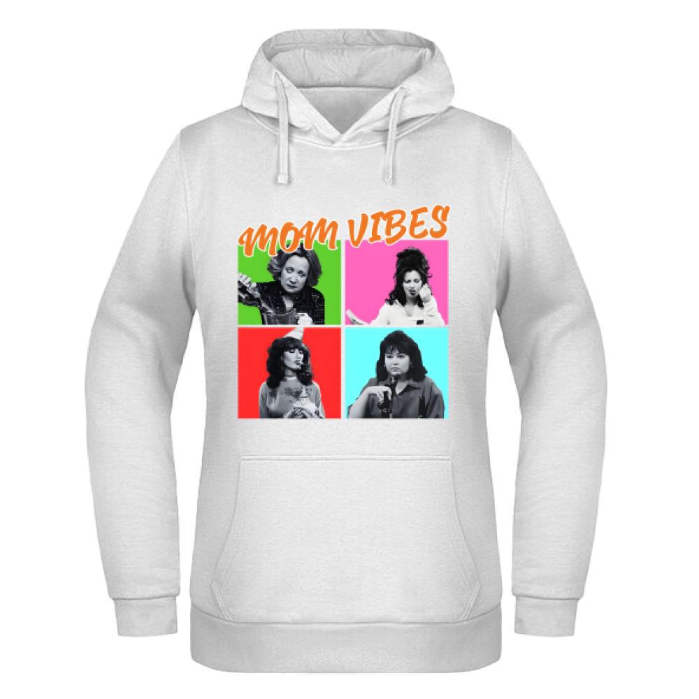 MOM VIBES1 bluza damska z kapturem